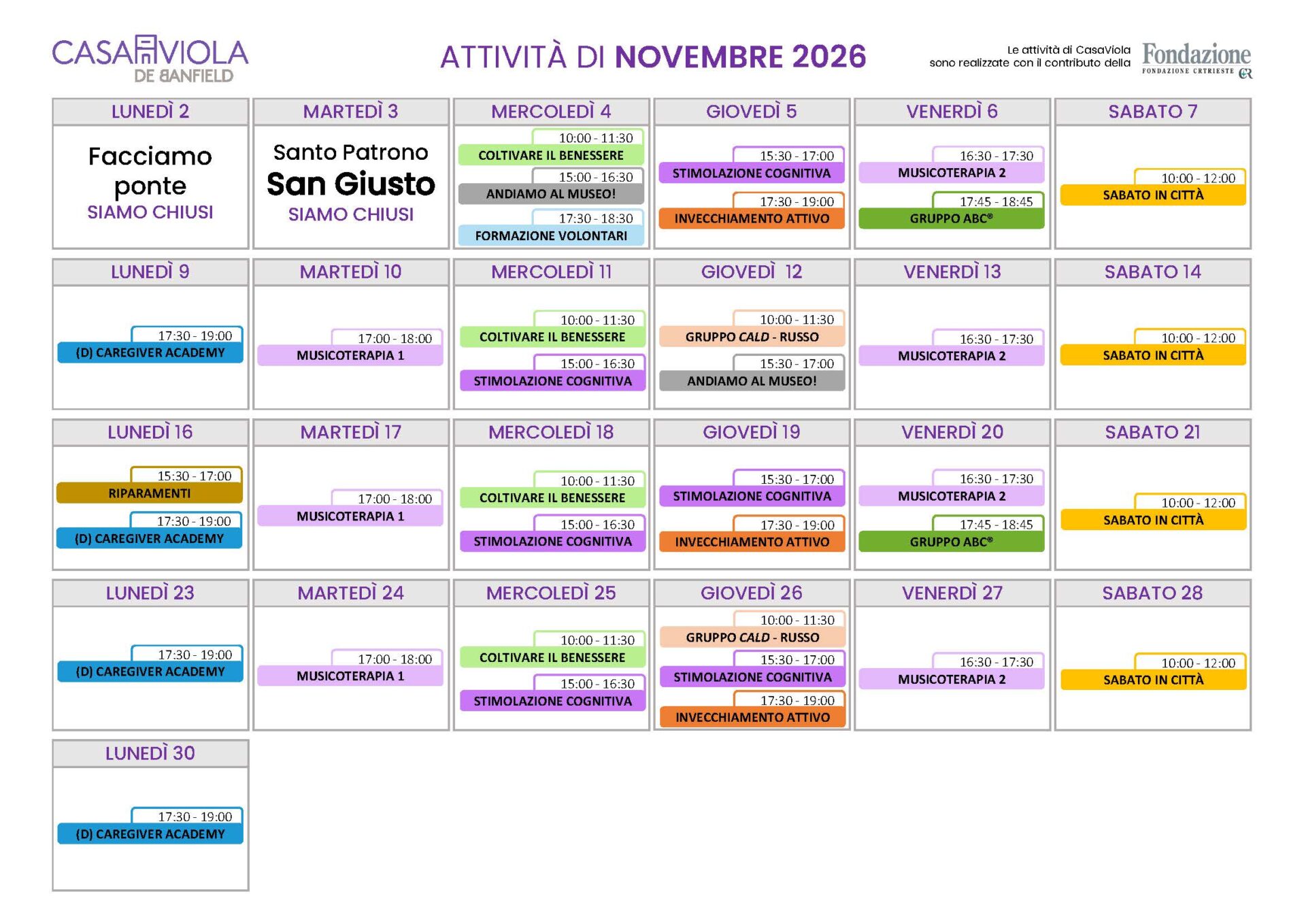 11 calendario novembre 2026_Calendario Calendario CasaViola 2025 Luglio