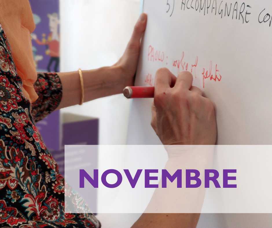 Calendario novembre CasaViola Trieste - attività per caregiver a Trieste - supporto a persone con demenza