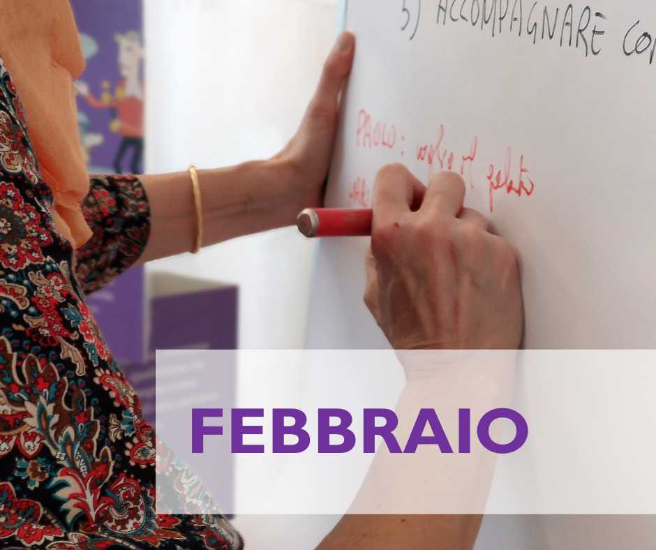 Calendario febbraio CasaViola Trieste - attività per caregiver e persone con demenza