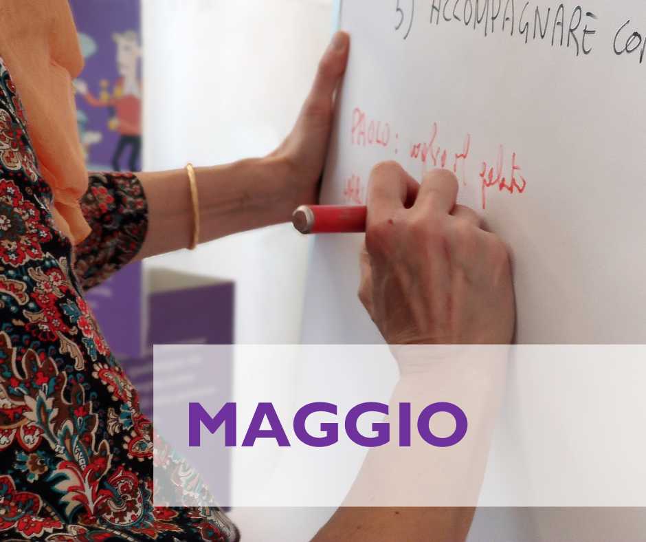 Calendario maggio CasaViola Trieste - attività per caregiver e persone con demenza