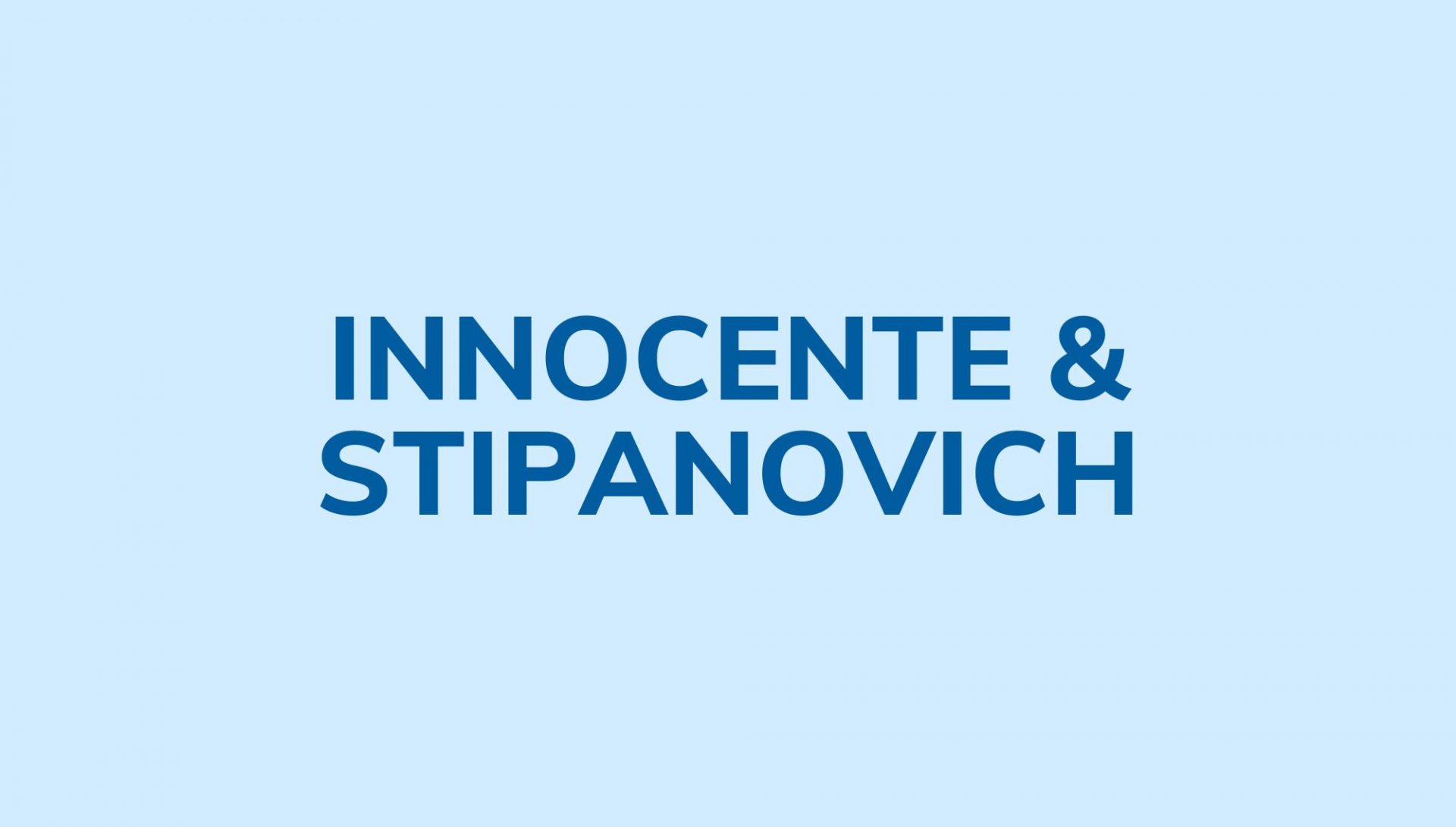 Innocente & Stipanovich