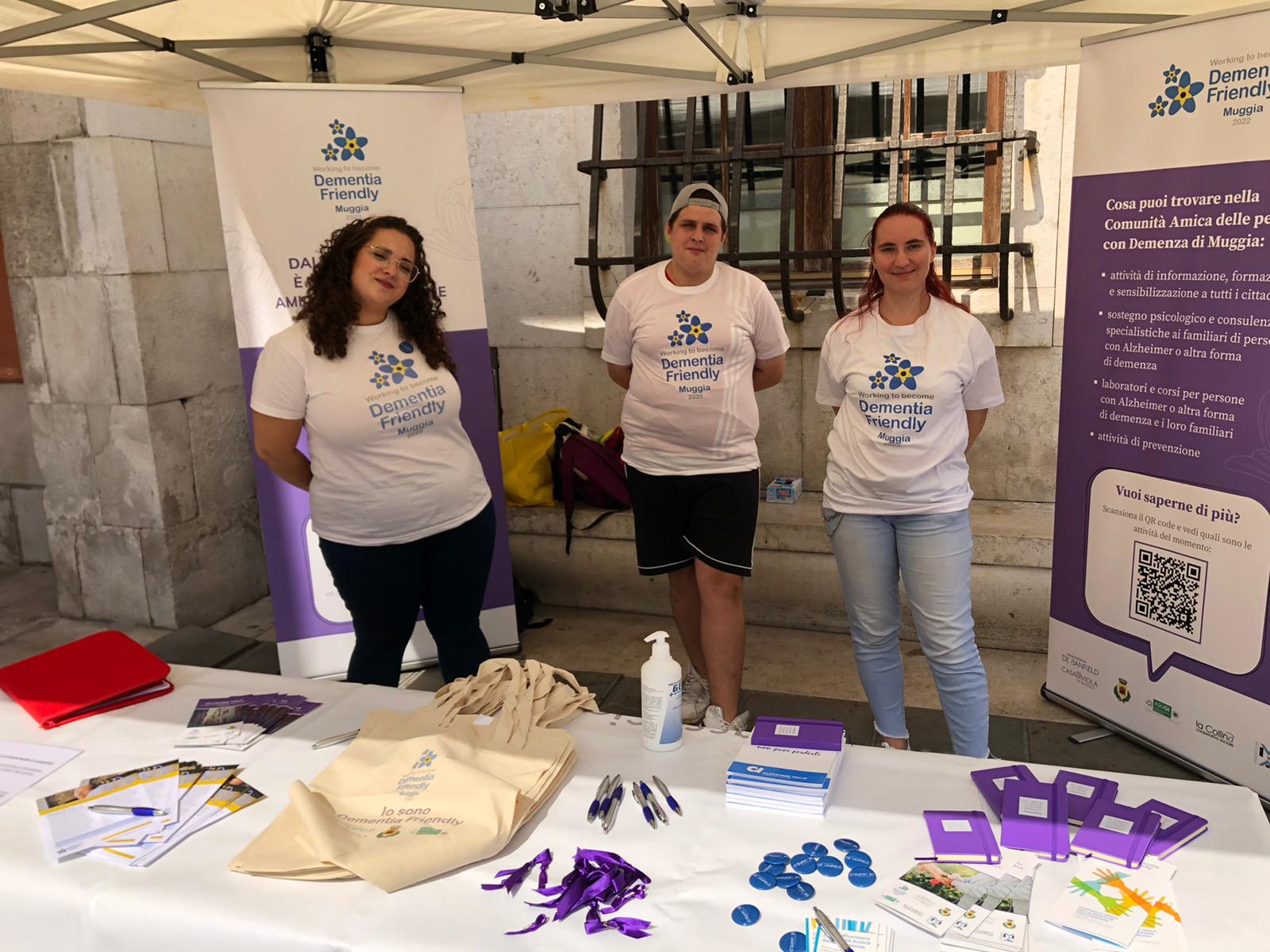 Ogni anno la DFC Muggia è presente in piazza per fare sensibilizzazione e informare i cittadini.