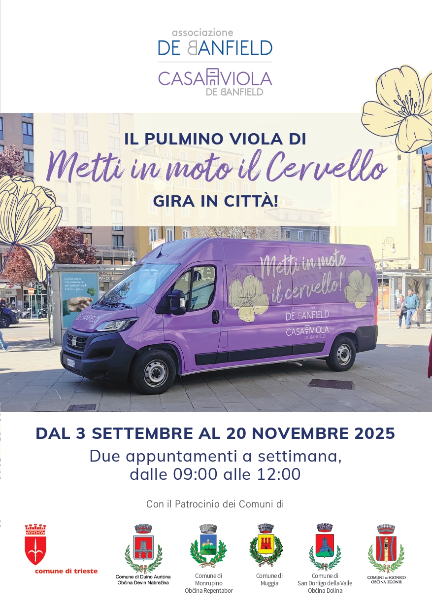 La locandina del Salotto con l'Enigmista per la Settimana del Cervello ® a Trieste